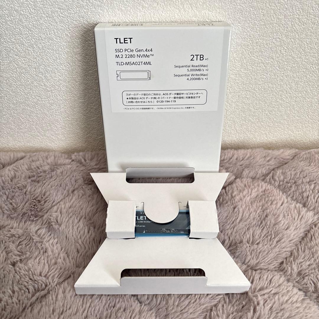 【未使用】東芝 TLET NVMe M.2 SSD 2TB PCIe 4.0