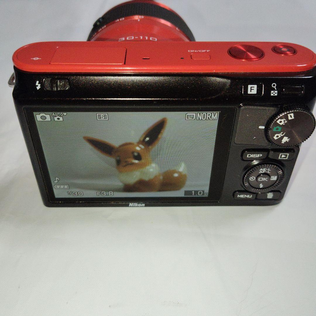 Nikon 1 J2 オレンジ本体＋ レンズ2本セット 10-30mm難あり
