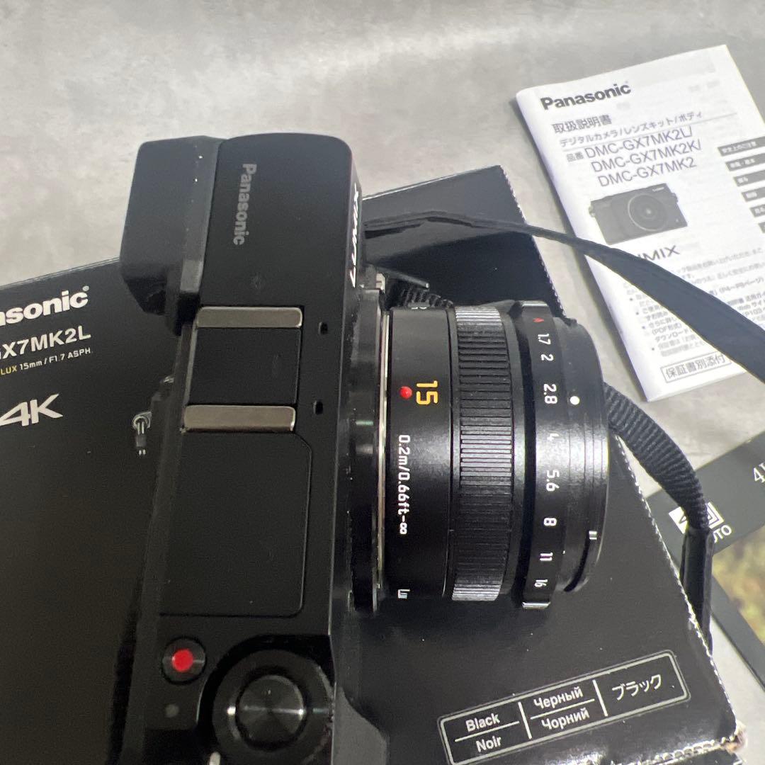 【美品】LUMIX DMC-GX7MK2L LEICAレンズ付き