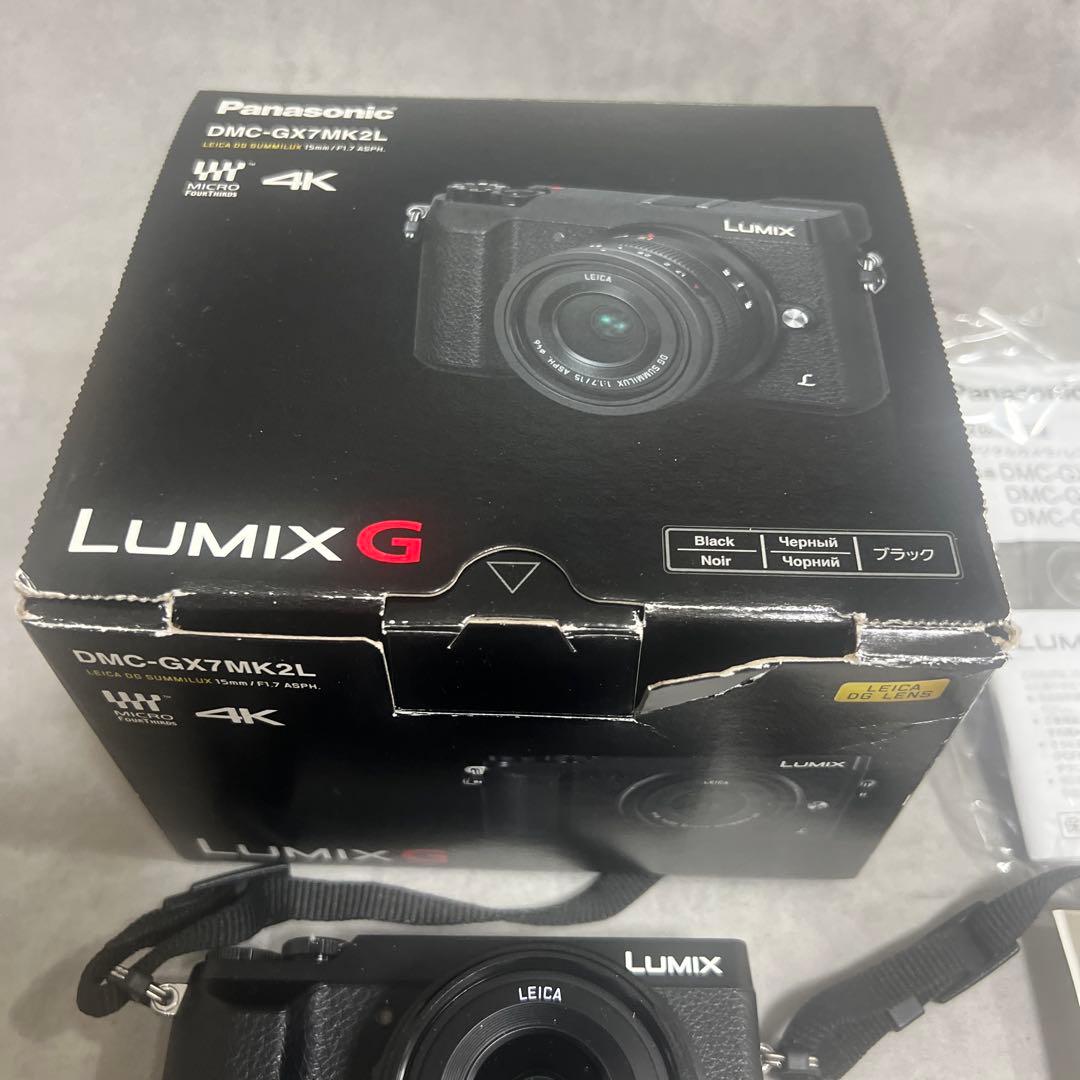 【美品】LUMIX DMC-GX7MK2L LEICAレンズ付き