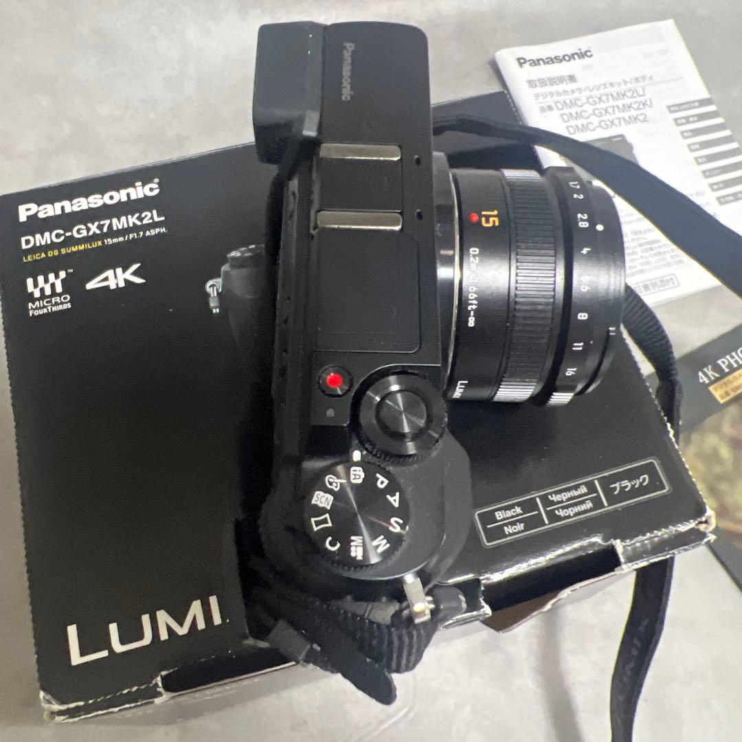 【美品】LUMIX DMC-GX7MK2L LEICAレンズ付き