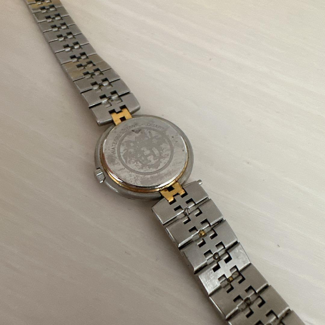 エルメス クリッパー レディース腕時計 コンビ シルバー×ゴールド