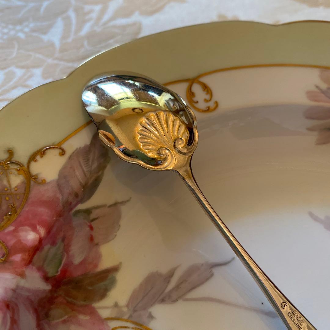 【Gorham／Dominick&Haff】純銀／アイスクリームスプーン 各２本