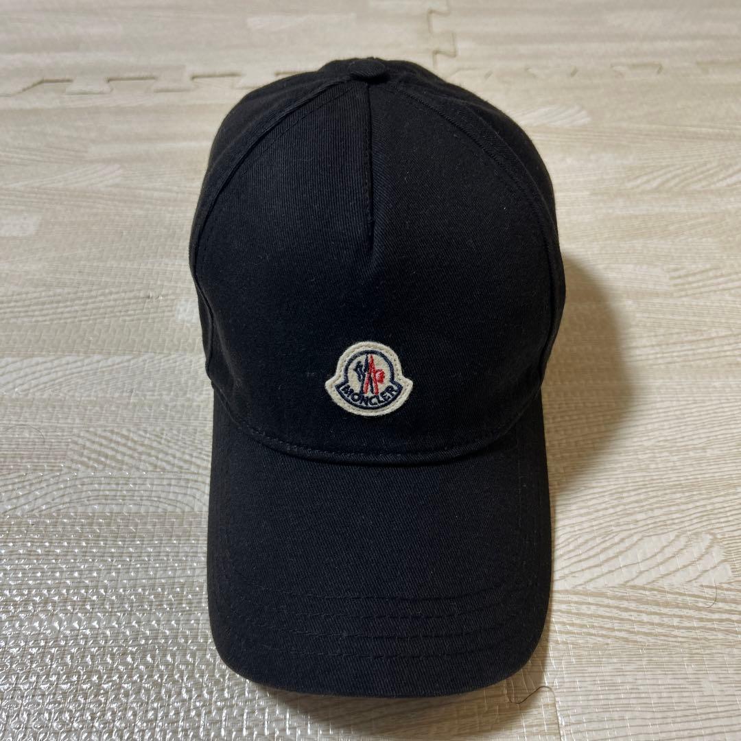 （nananananan ）MONCLER キャップ　ブラック