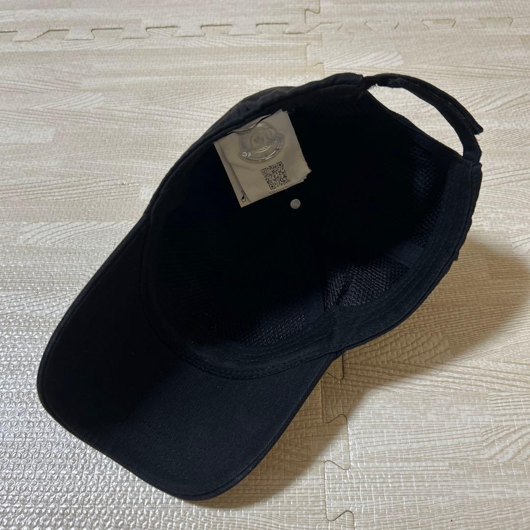 （nananananan ）MONCLER キャップ　ブラック