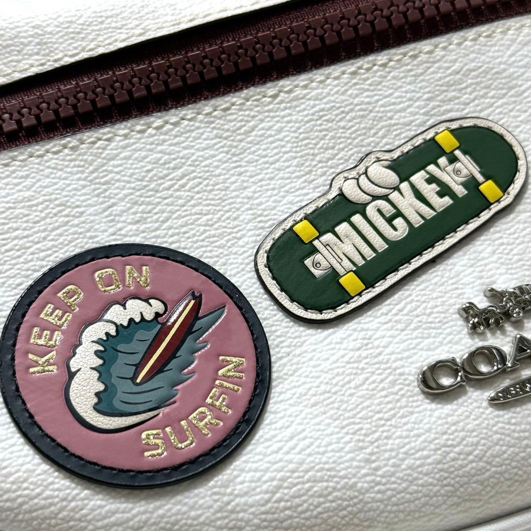 【美品】 コーチ COACH Disney コラボ ボディバッグ ミッキー