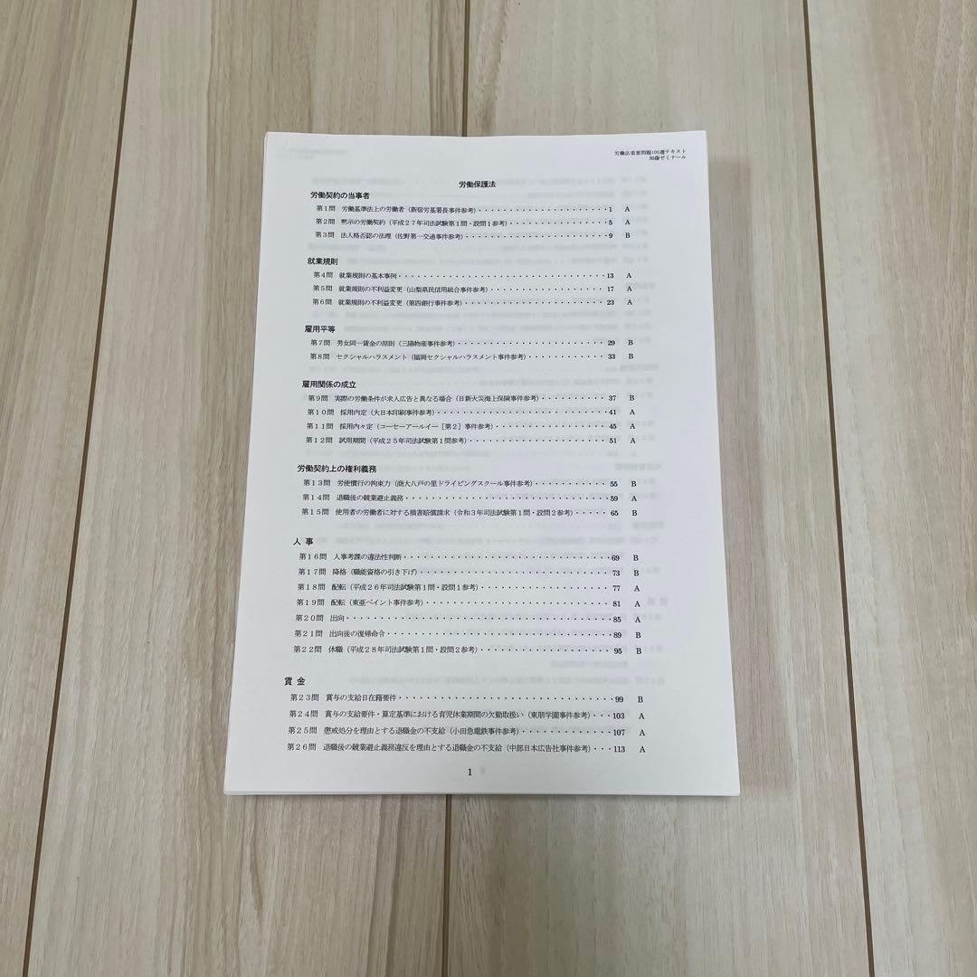 加藤ゼミナール　労働法重要問題１００選テキスト　２００４年版