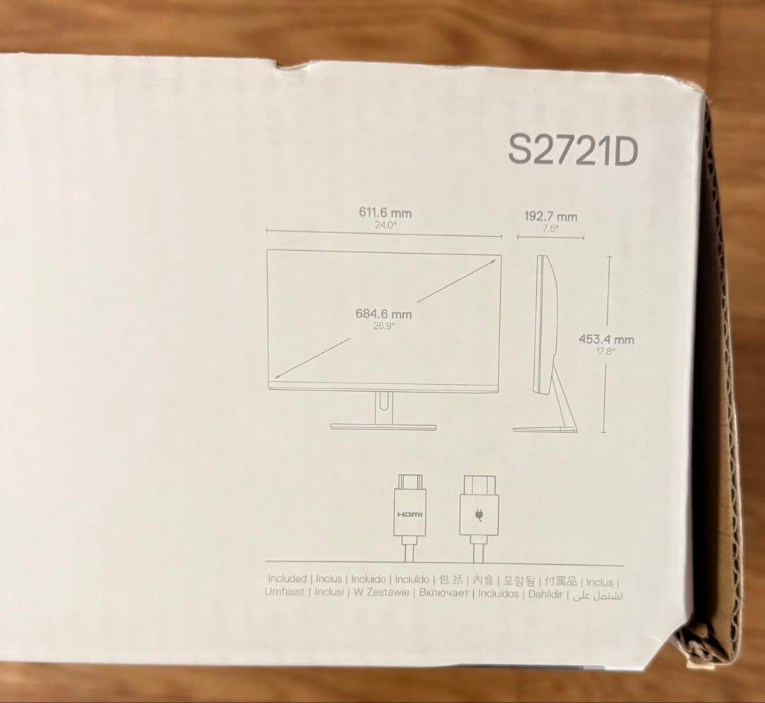 Dell (デル) S2721D 27インチ 1440p QHD IPS