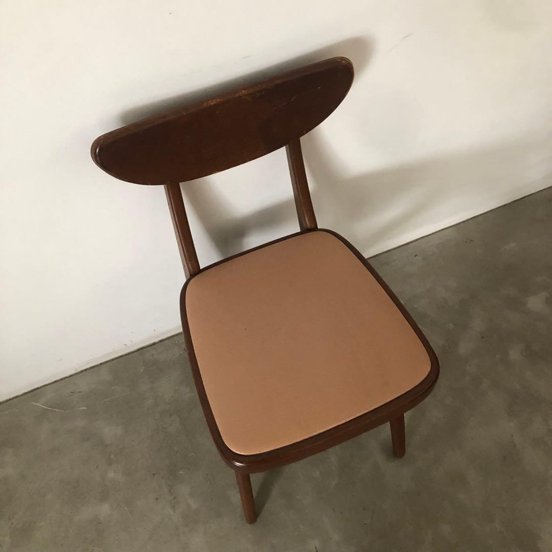 レトロ　アンティーク　古道具　古家具　昭和　大正　マルニ　椅子　デルタチェア