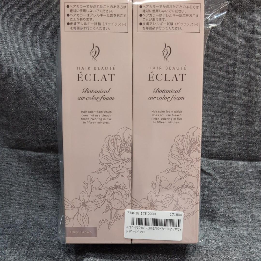 ヘアボーテエクラ　ダークブラウン150g　×　2本セット