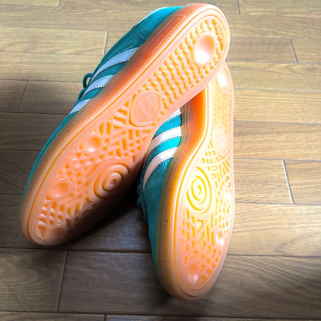 アディダス adidas オリジナルス スニーカー インドア　緑　グリーン　27