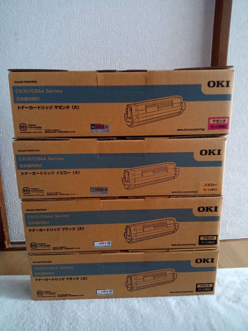 純正 TC-3BK2 TC-3BM2 TC-3BY2 トナーカートリッジ4本