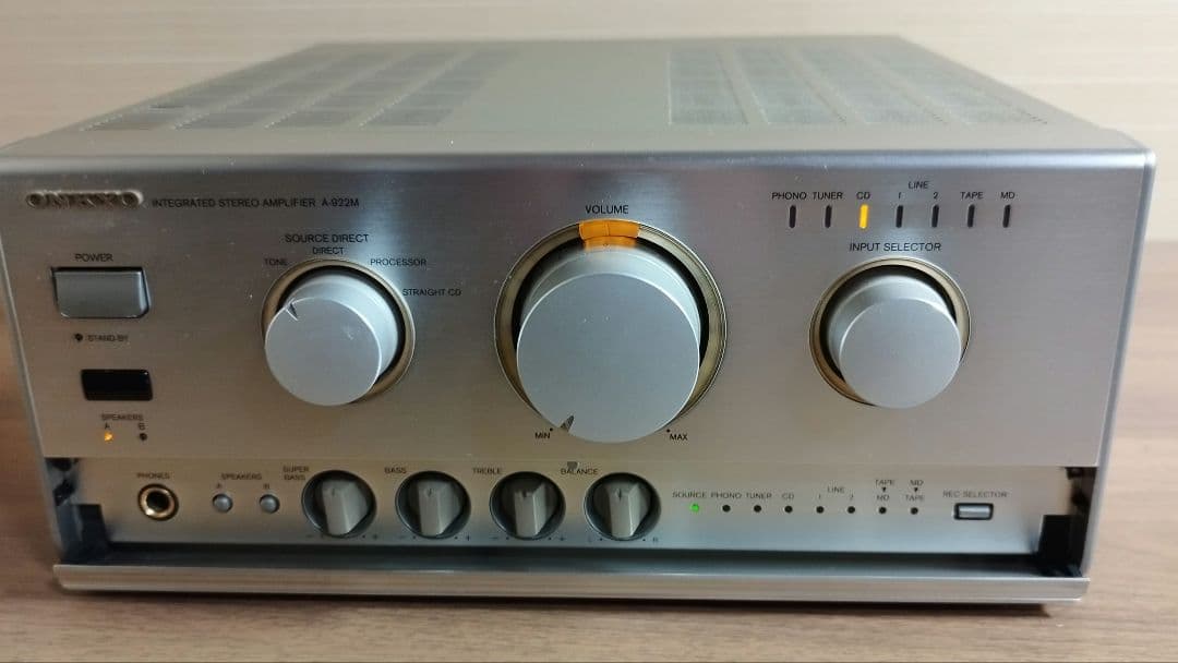 ONKYO A-922M プリメインアンプ シルバー