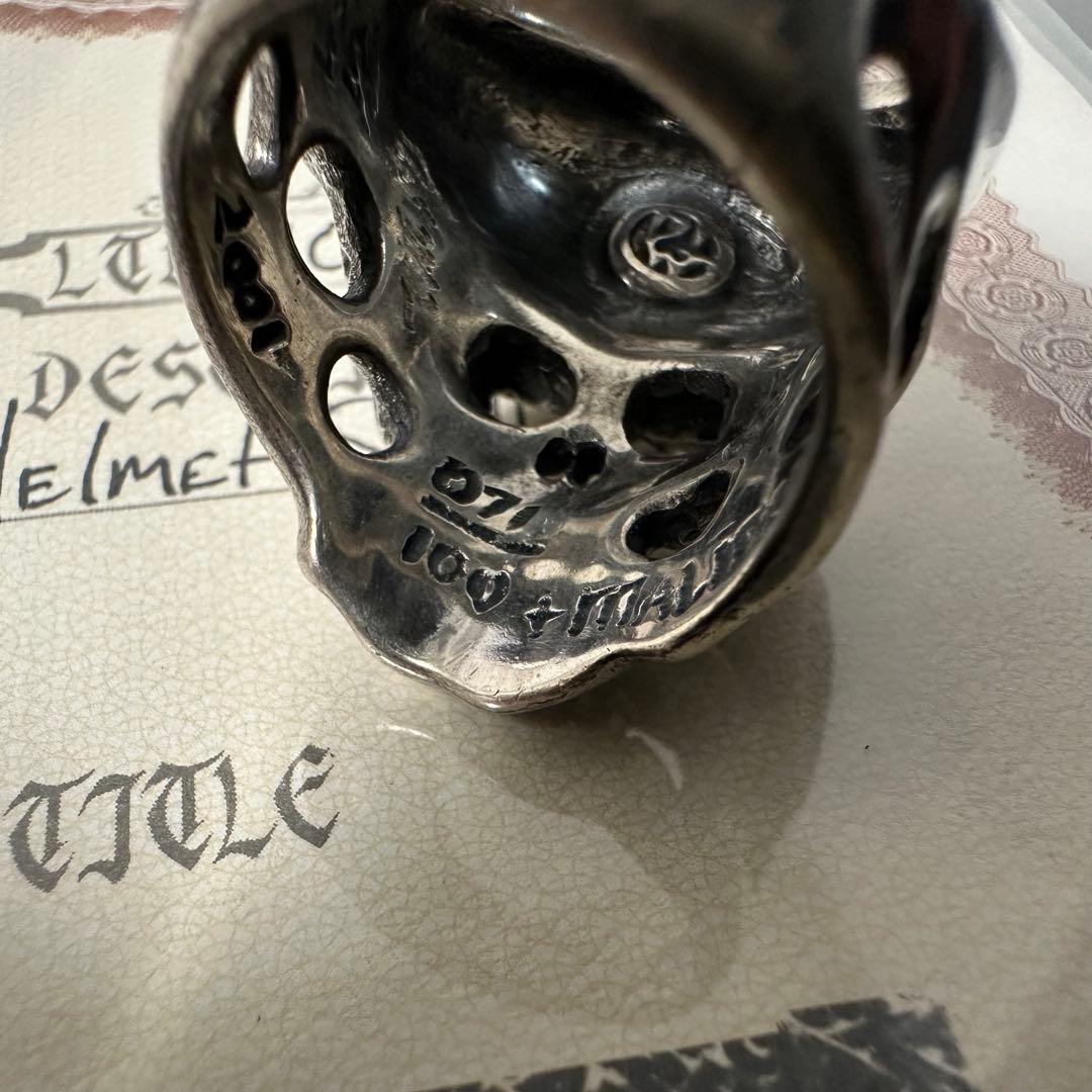 Travis Walker Helmet Skull Ring 21号　保証書付