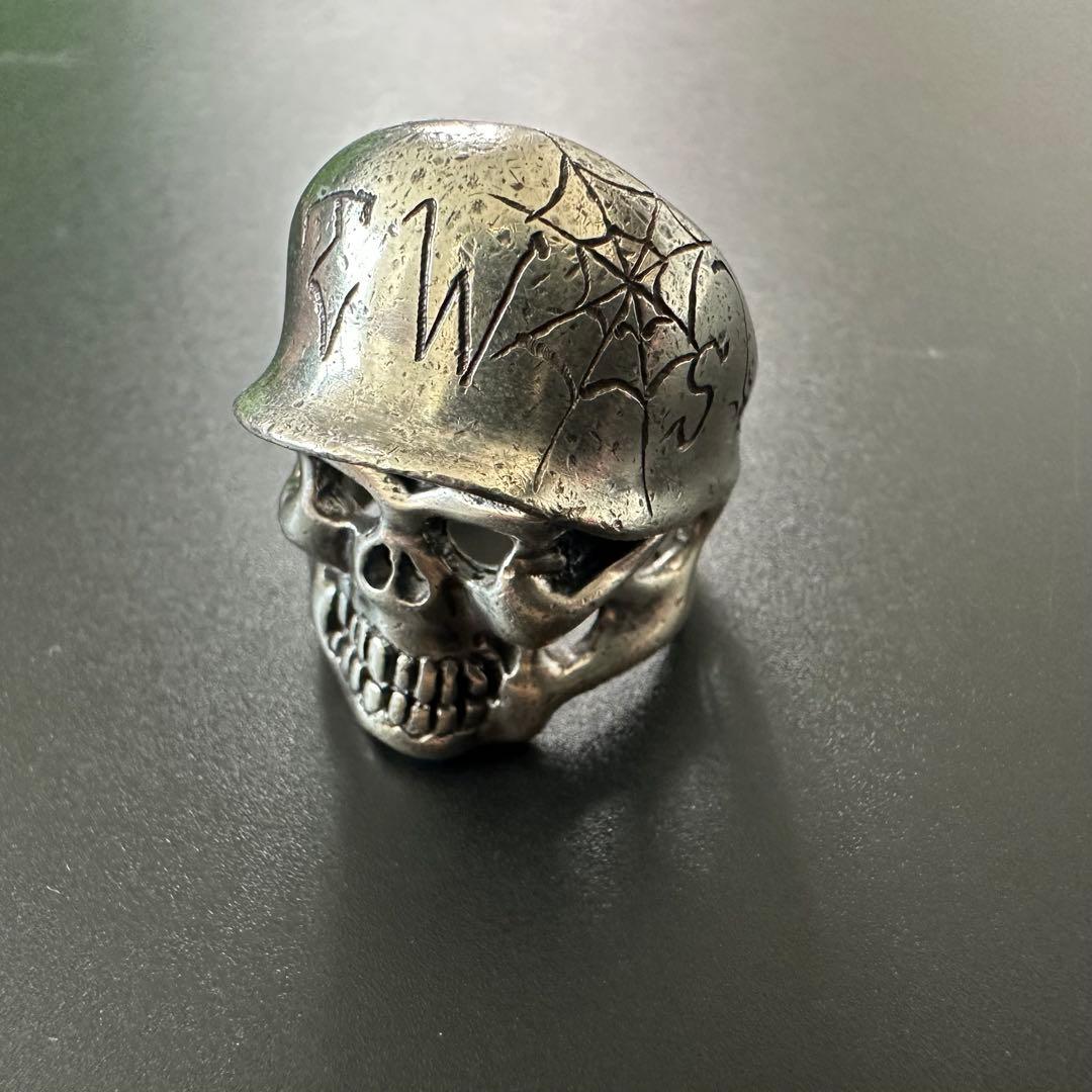 Travis Walker Helmet Skull Ring 21号　保証書付