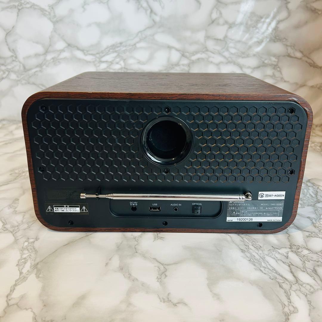 SANSUI SMS-820BT CDステレオシステム Bluetooth搭載