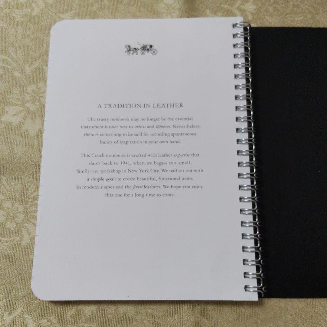 未使用 コーチ ノートカバーセット シグネチャー ダークブラウン/ブラック