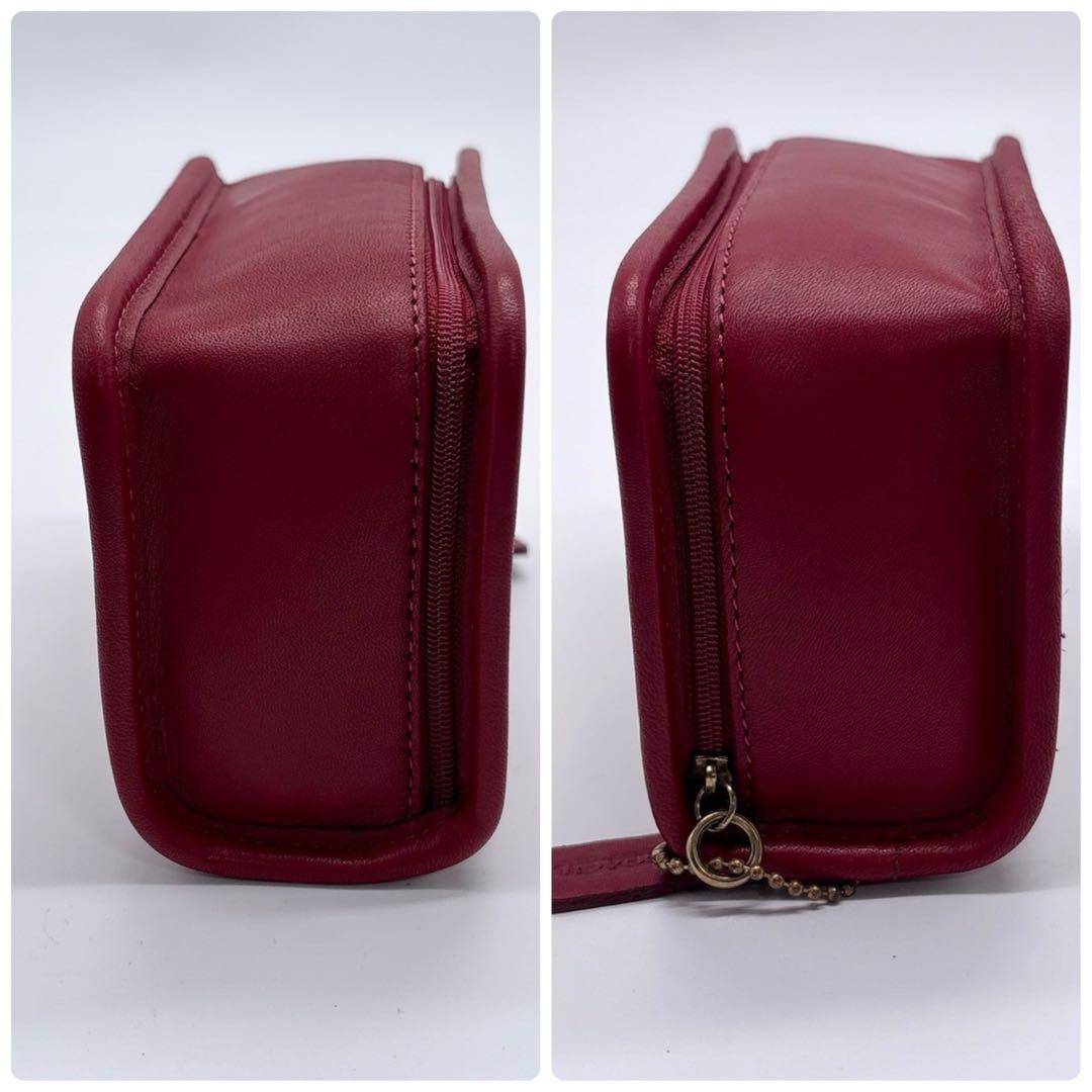 激レア✨コーチ COACH ポーチ オールド ヴィンテージ レッド 赤