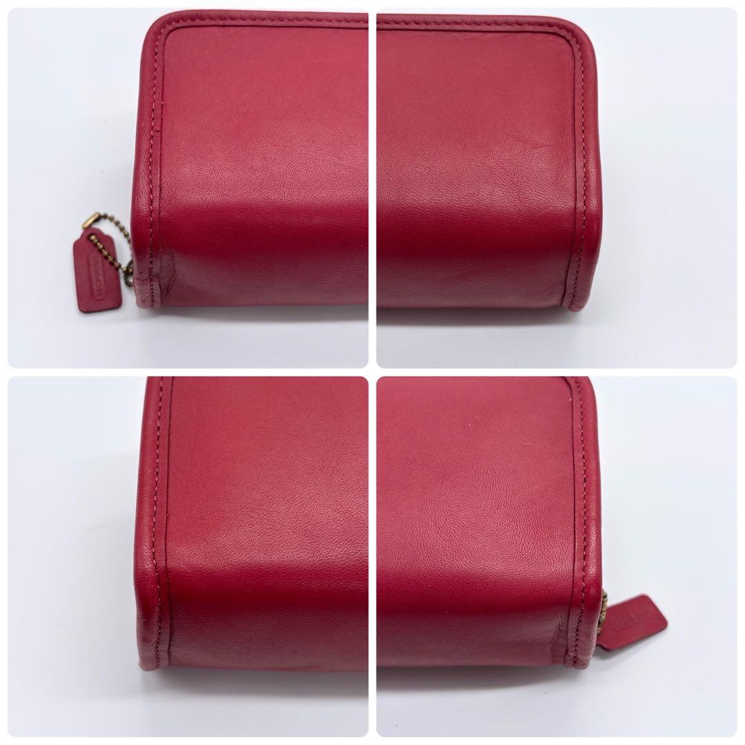 激レア✨コーチ COACH ポーチ オールド ヴィンテージ レッド 赤