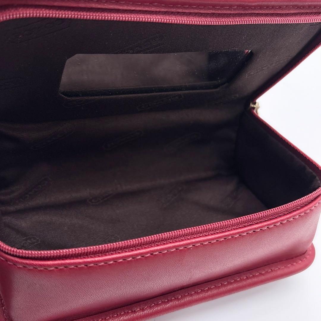 激レア✨コーチ COACH ポーチ オールド ヴィンテージ レッド 赤