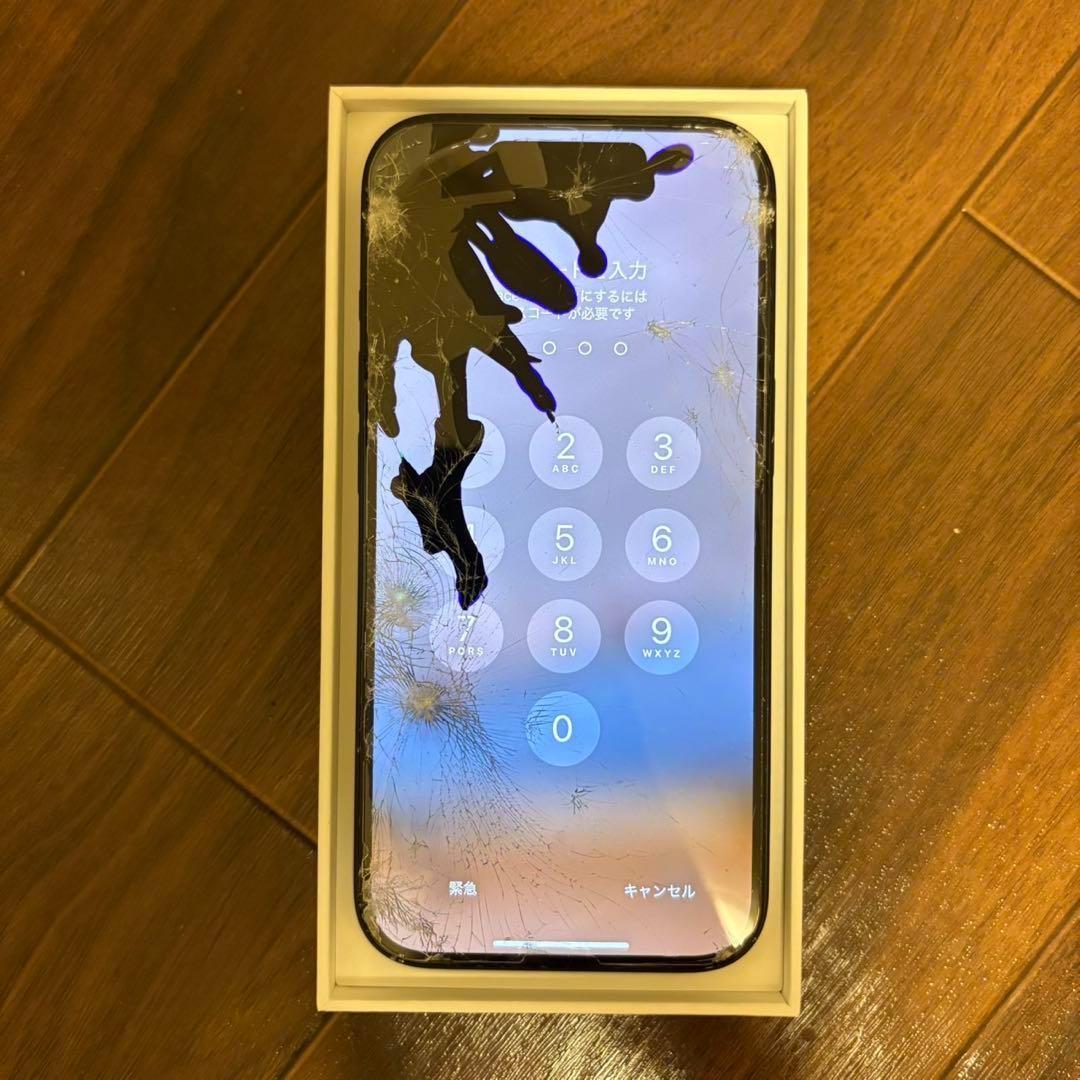 【基本動作OK】iPhone15 ブラック　SIMフリー　256GB