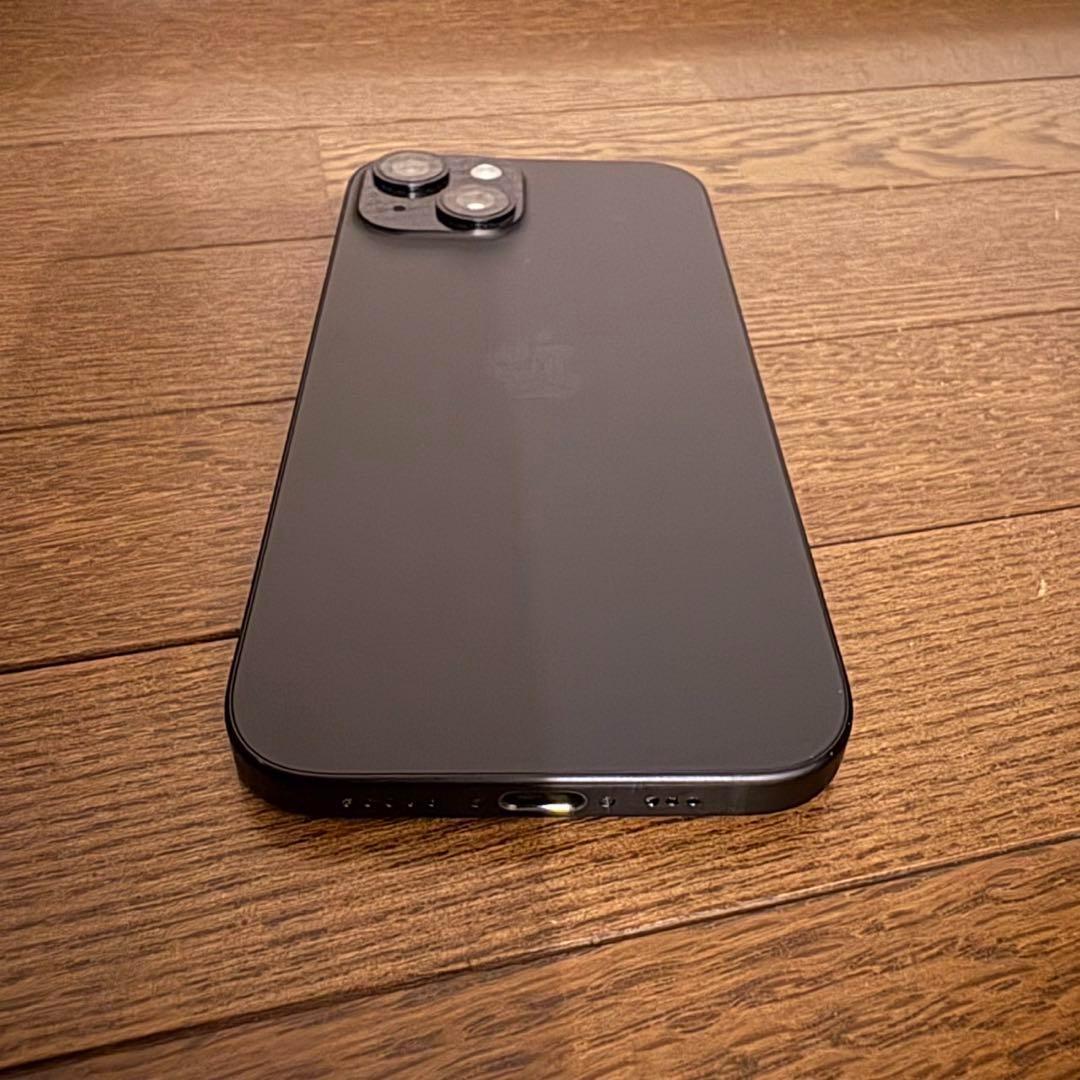 【基本動作OK】iPhone15 ブラック　SIMフリー　256GB
