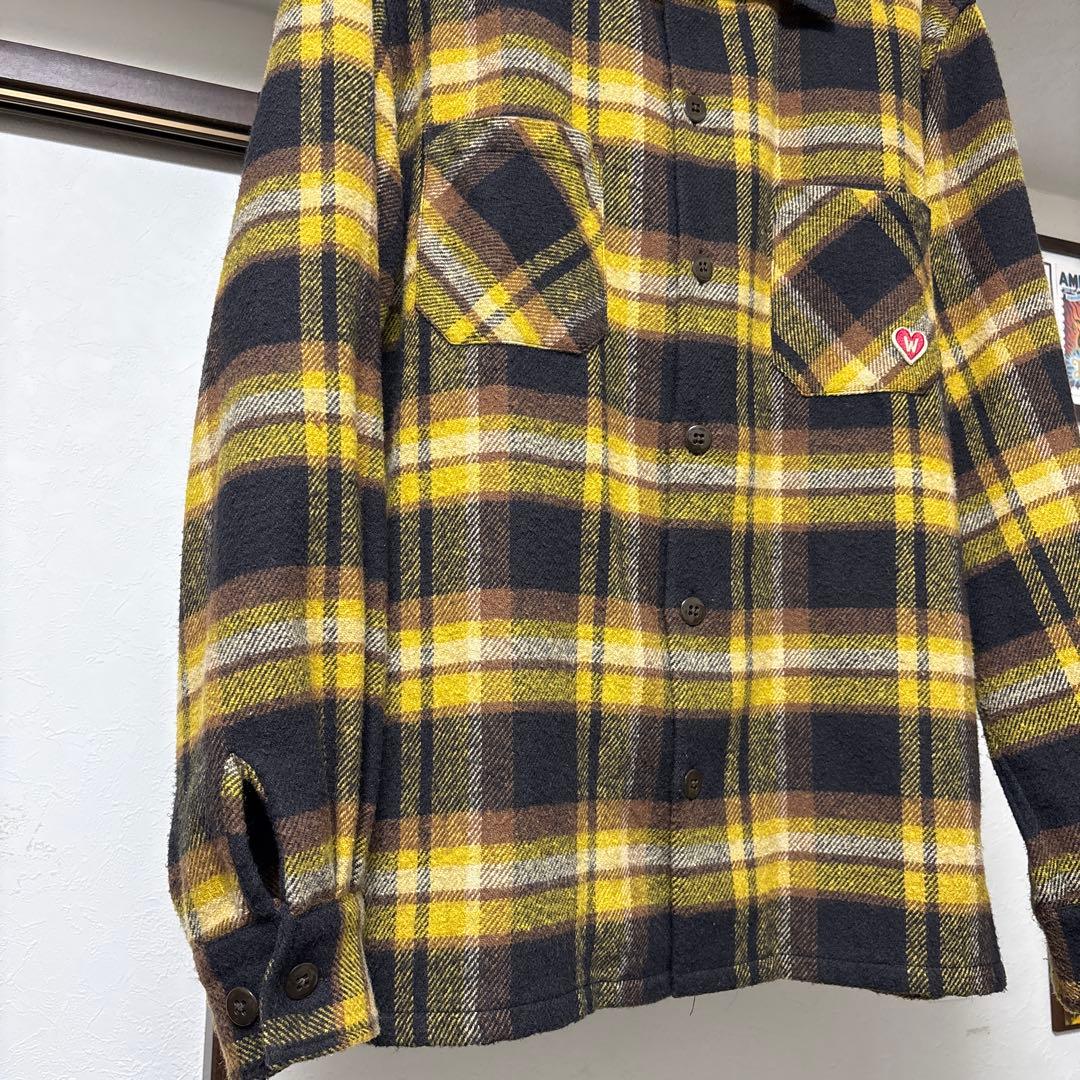 極上カラー & 良サイズ WEIRDO ヘビーネルシャツ