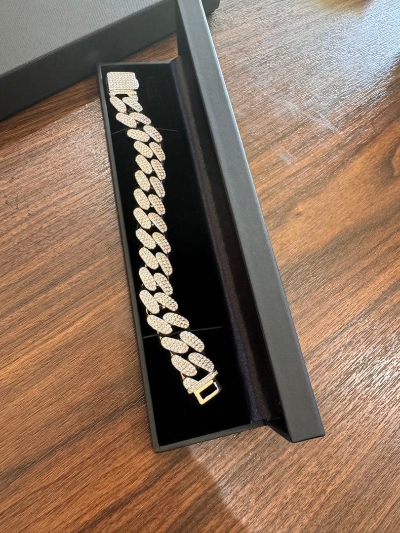 最終値下げ中！AVALANCHEマイアミシルバーブレスレット21㎝