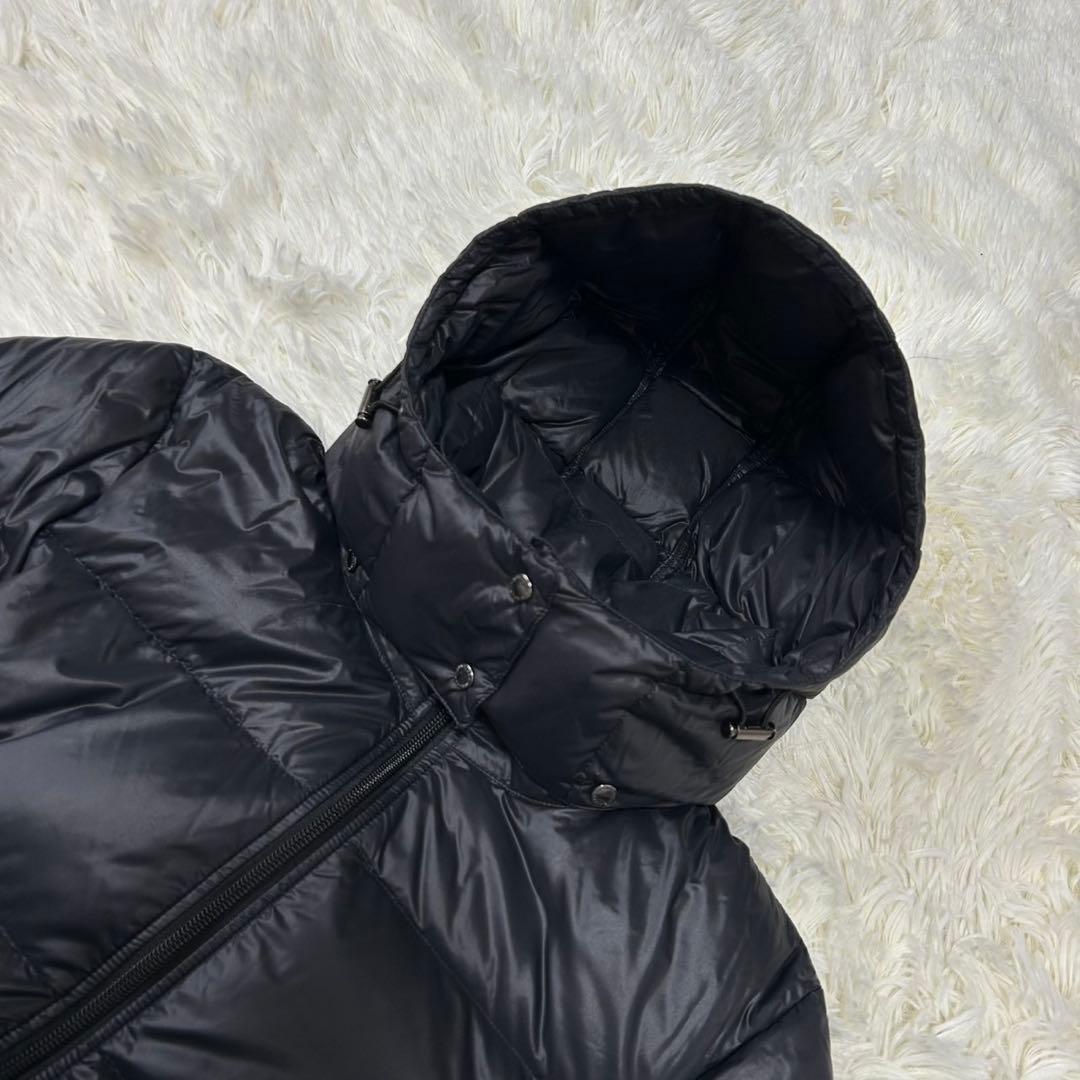 【極美品/L】バーバリーロンドン ダウンジャケット メガノバチェック 黒