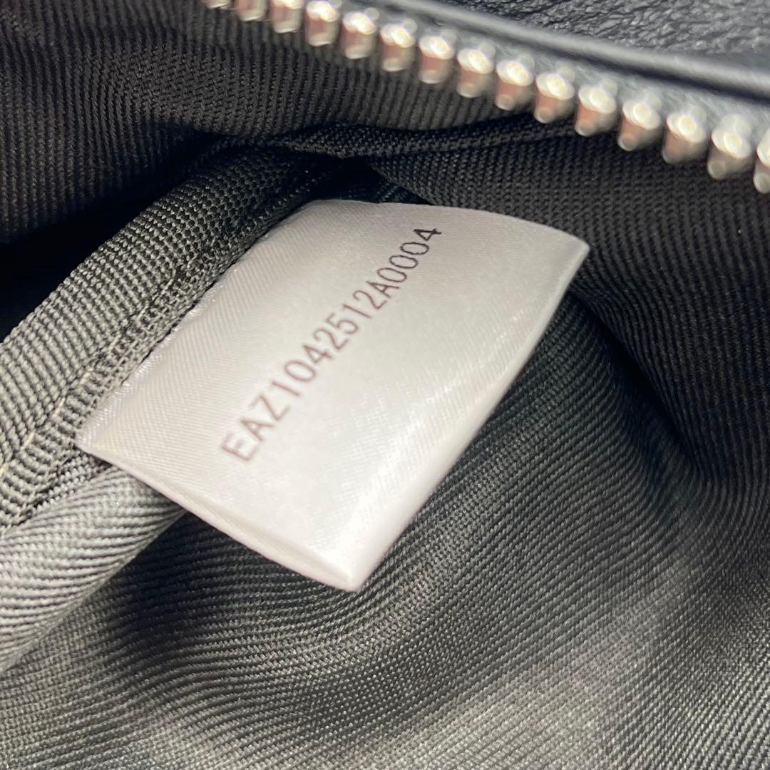 ear PAPILLONNER カフェチャーム付き円柱バック　ブラック　極美品