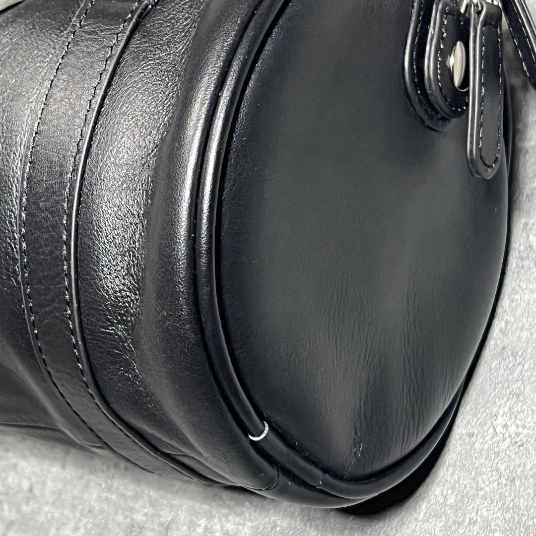 ear PAPILLONNER カフェチャーム付き円柱バック　ブラック　極美品