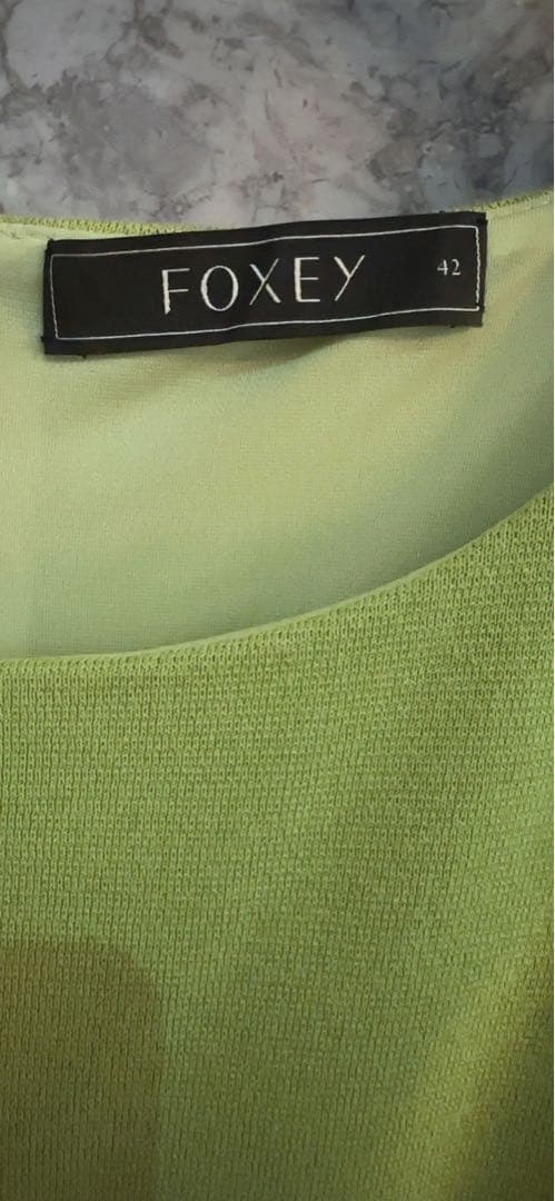 FOXEYニットワンピース42