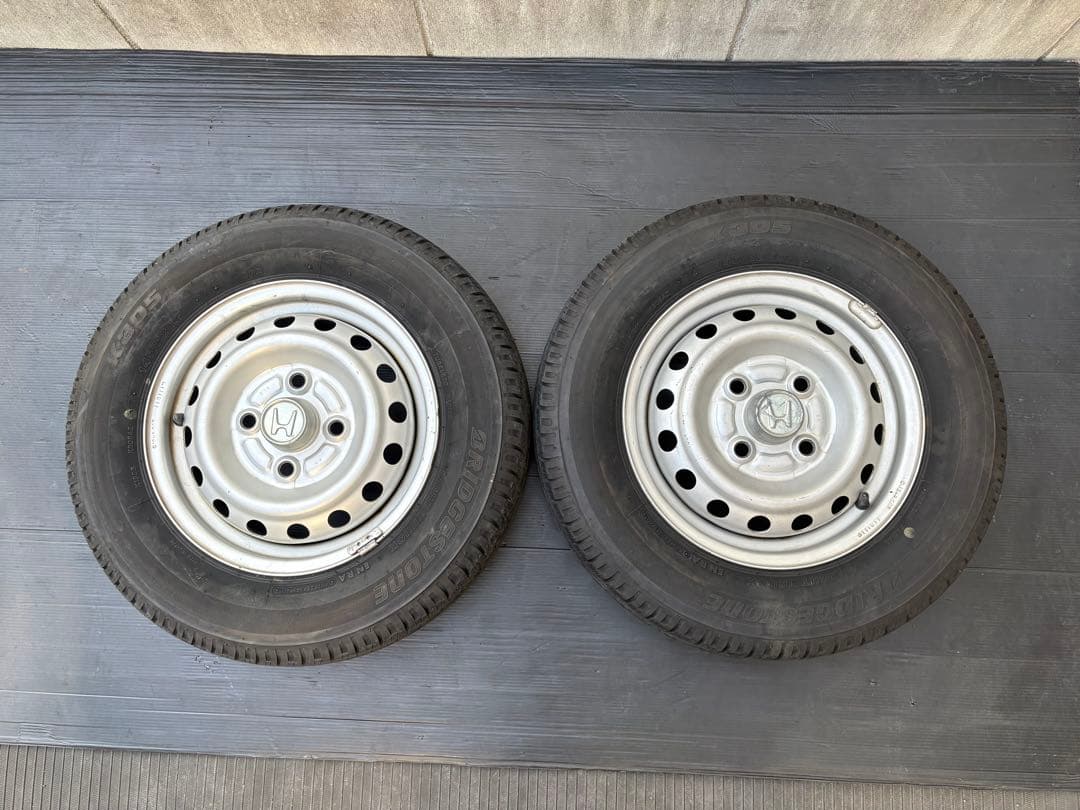 軽バン軽トラ アクティ K305 145/80R12 ２本送料込み⛰️