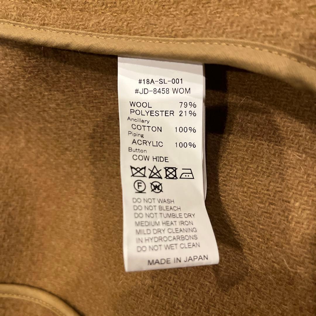 DANTON ダントン　 ウールモッサシングルフードジャケット/36