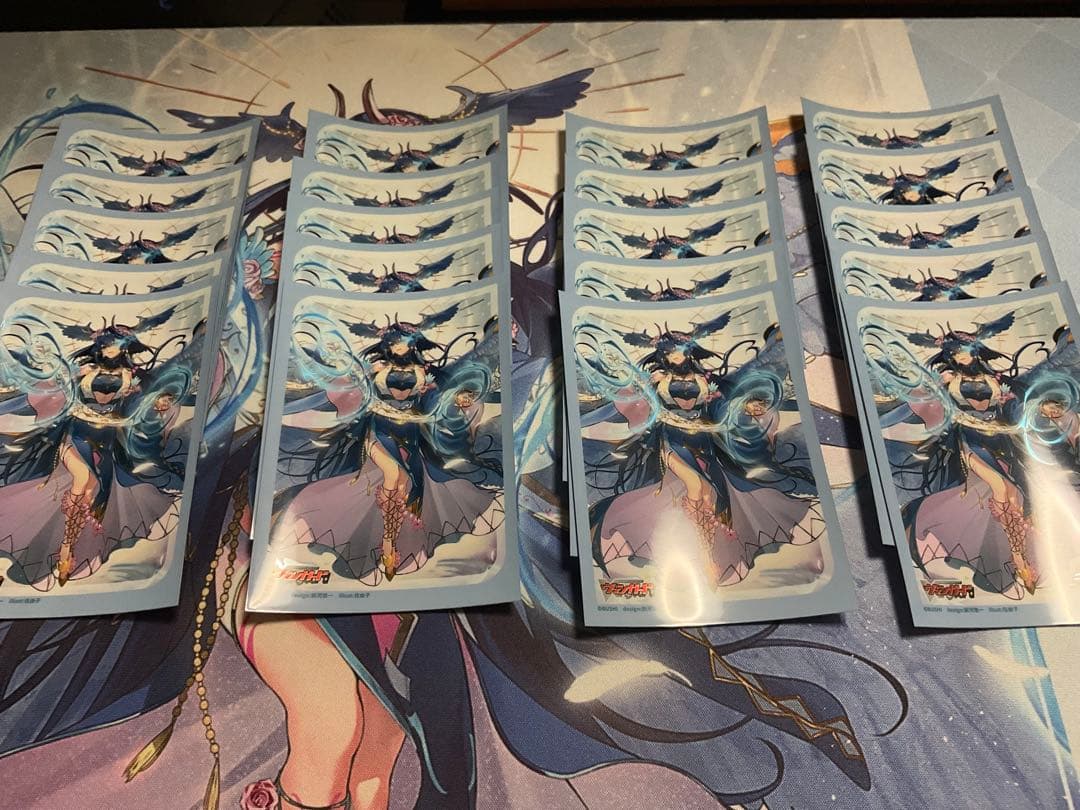 バヴサーガラ・アークシャイアデッキ　プレイマット　スリーブ付き　ヴァンガード