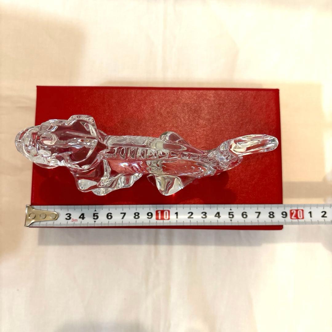 美品　バカラ　干支オブジェ　ドラゴン　箱付き