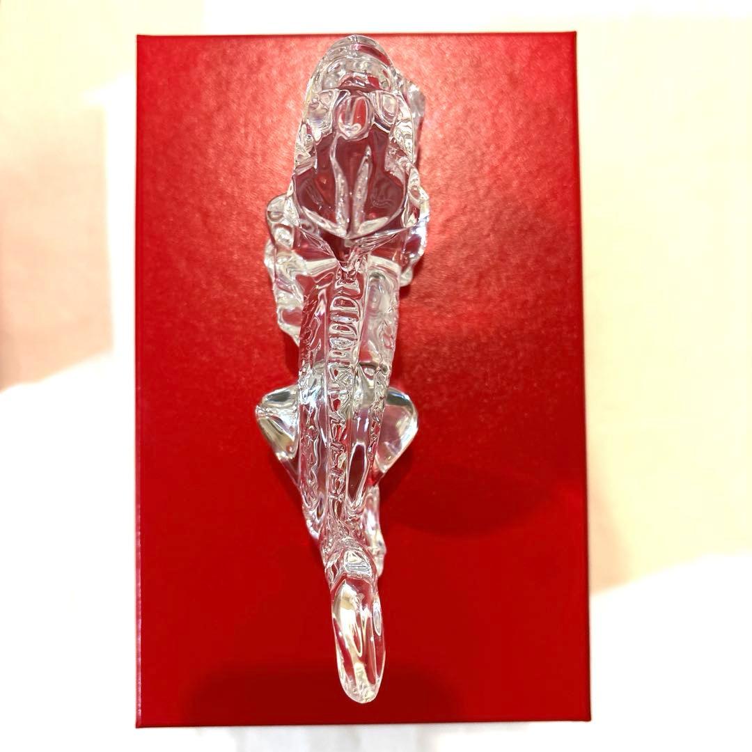 美品　バカラ　干支オブジェ　ドラゴン　箱付き