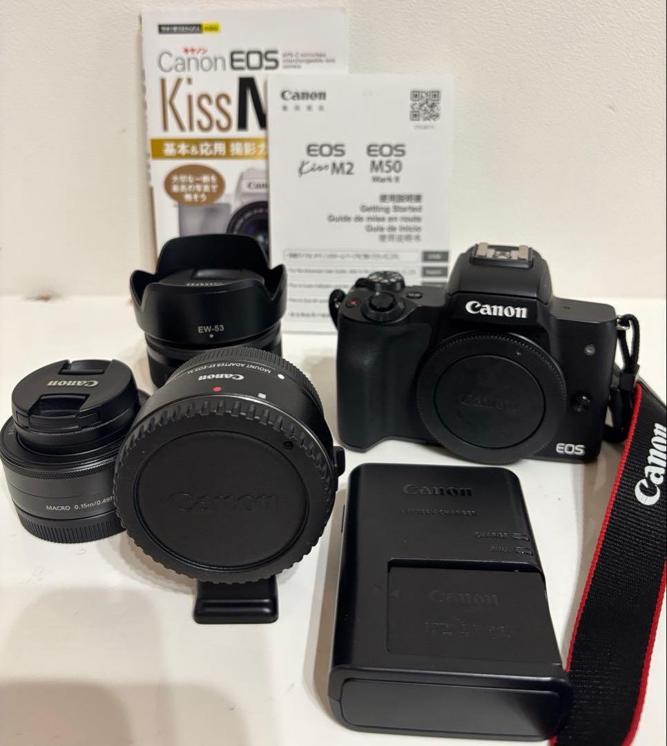 Canon EOS Kiss M2 ミラーレスカメラ 本体セット