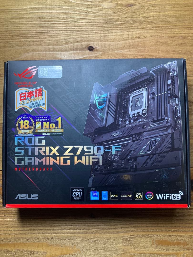 ROG STRIX Z790-F マザーボード Wi-Fi 6E