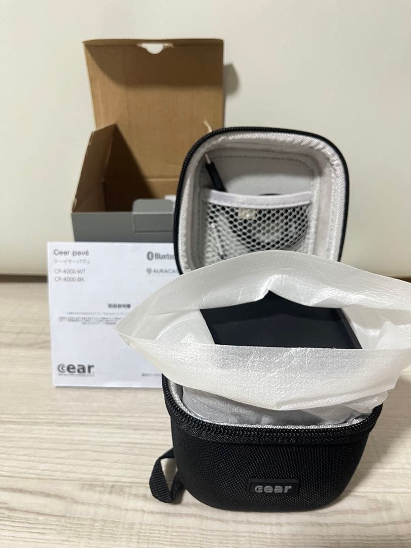 シーイヤーパヴェ Cear pavé ワイヤレススピーカー ブラック