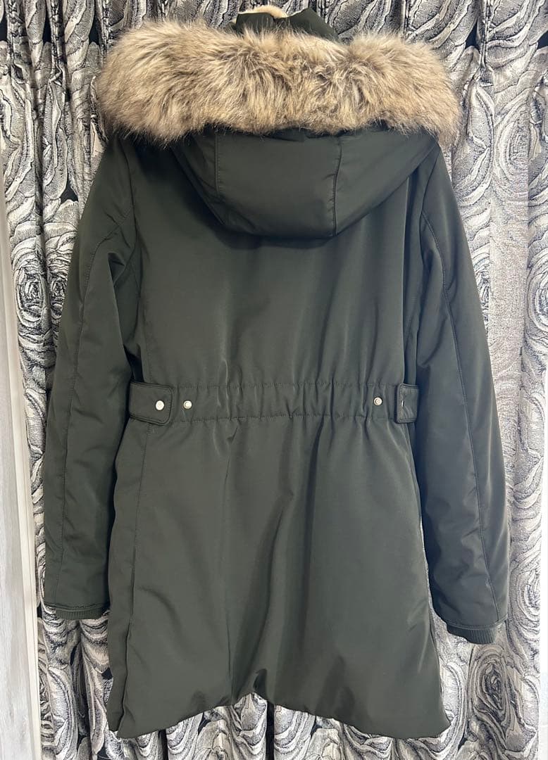 ZARA ファー付きモッズコート Lサイズ ライダース　ニット　セット売り