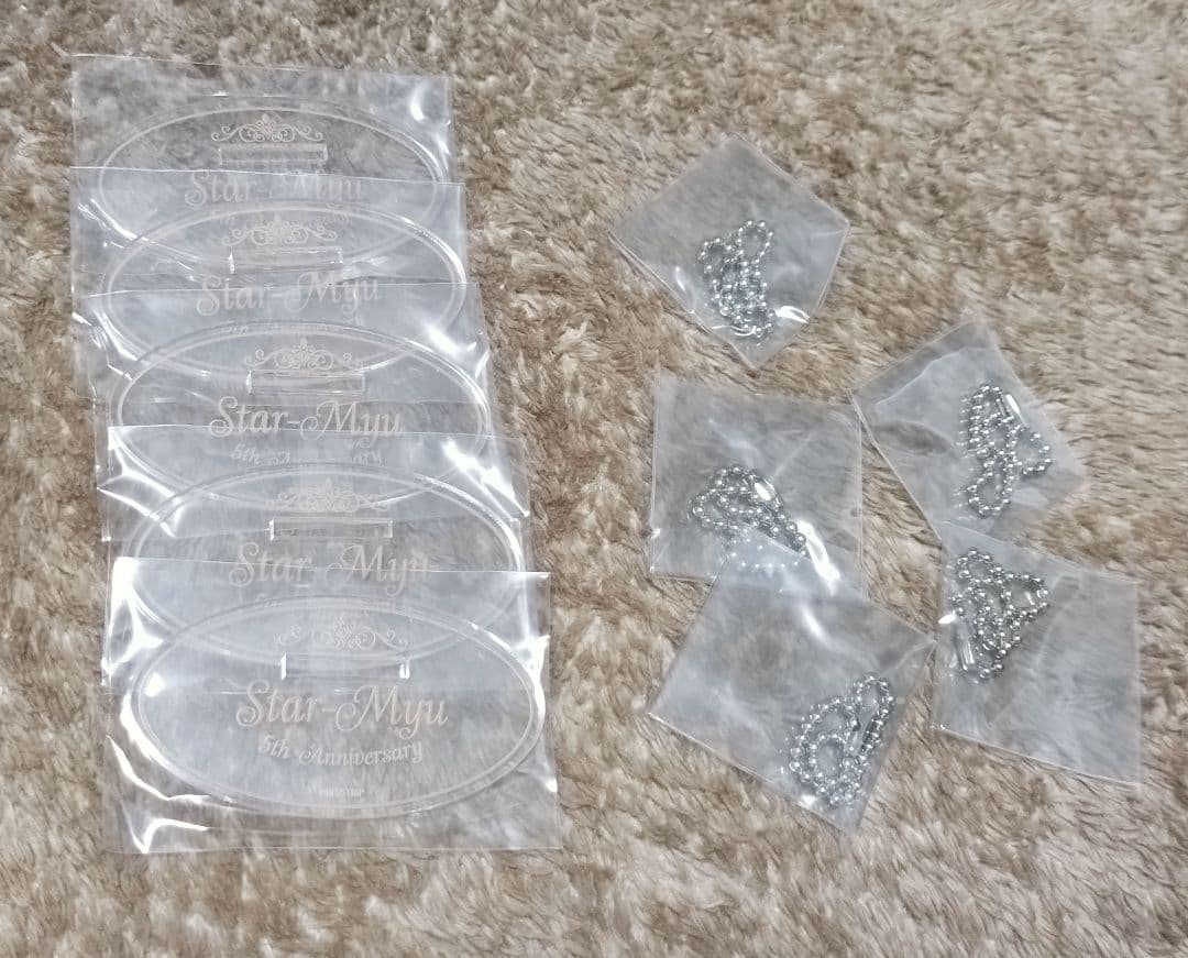 スタミュ　5周年アクリルスタンドキーホルダー　華桜会セット