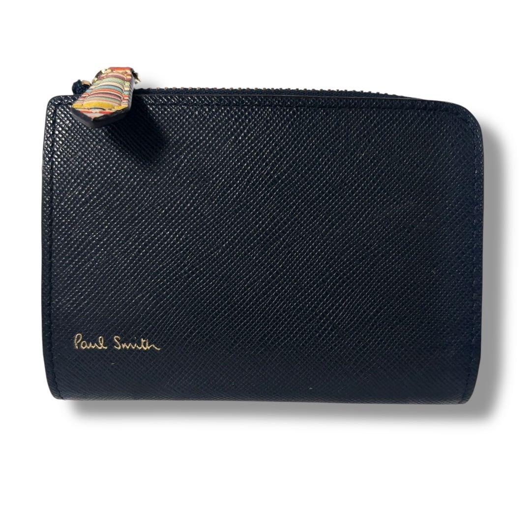 【極美品】Paul Smith 　ポールスミス　キーケース　小銭入れ　Ｌ字ジップ