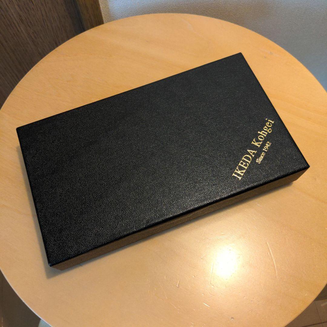 池田工芸100万円がはいる長財布クロコダイルダブルゴールドパイソンモデルグリーン