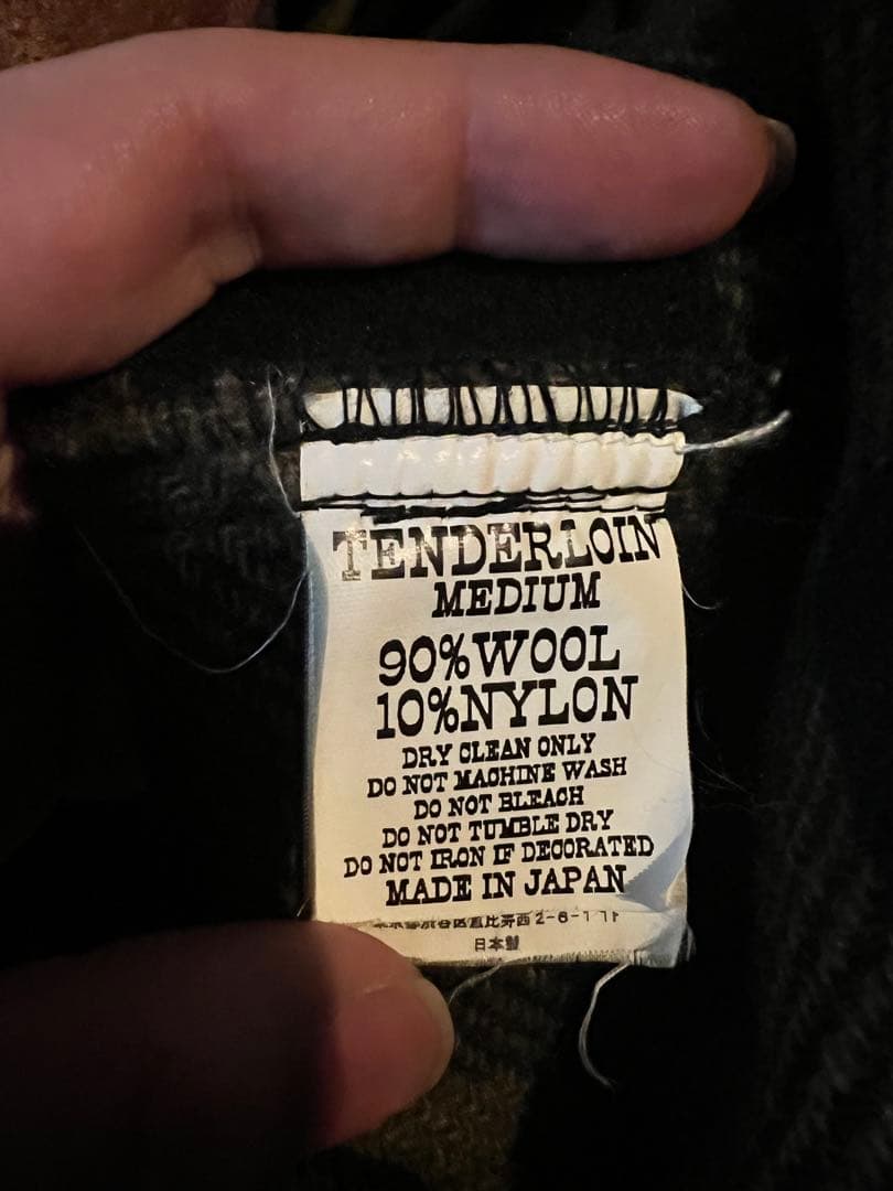 3*1様 【名作】TENDERLOIN オリーブ　バッファロージャケット　ゴール