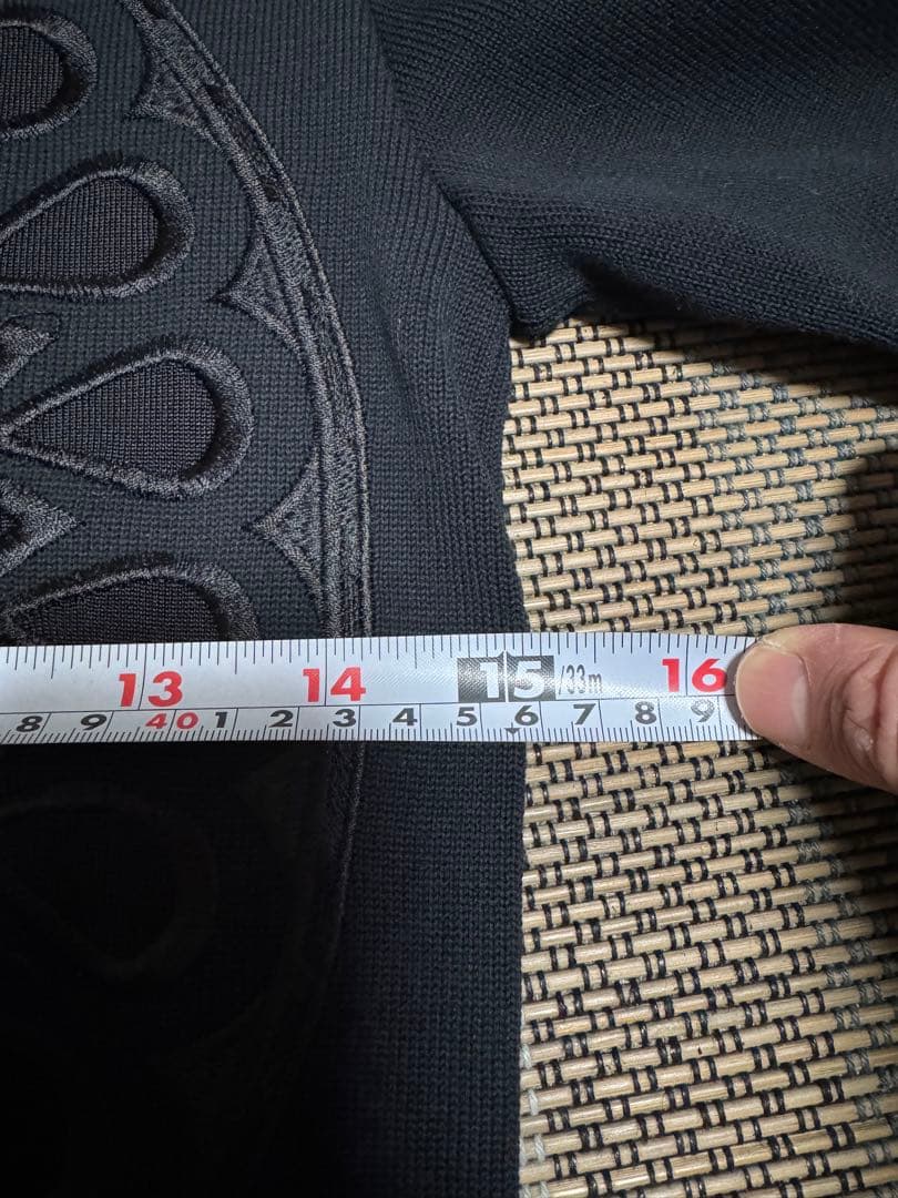 GIVENCHY ジバンシー 17SS ブラックローズニット