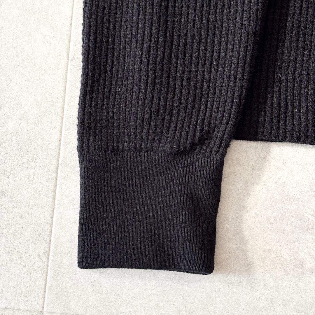 美品✨️RHC ロンハーマン ウールクルーネック リブニット M ブラック 黒