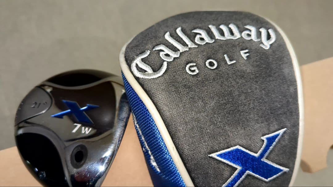 キャロウェイX 　フェアウェイウッド　3本セット3W、5W、7W、ヘッドカバー付