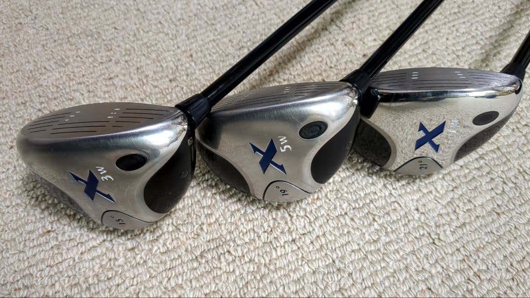 キャロウェイX 　フェアウェイウッド　3本セット3W、5W、7W、ヘッドカバー付