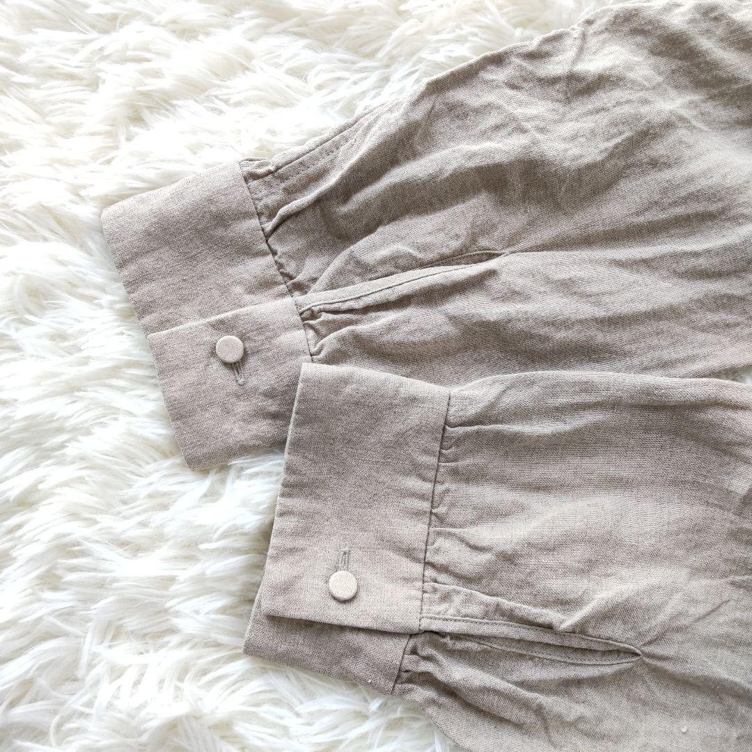 TOUJOURSトゥジュー⿻ヘンリーネックリネンチュニック